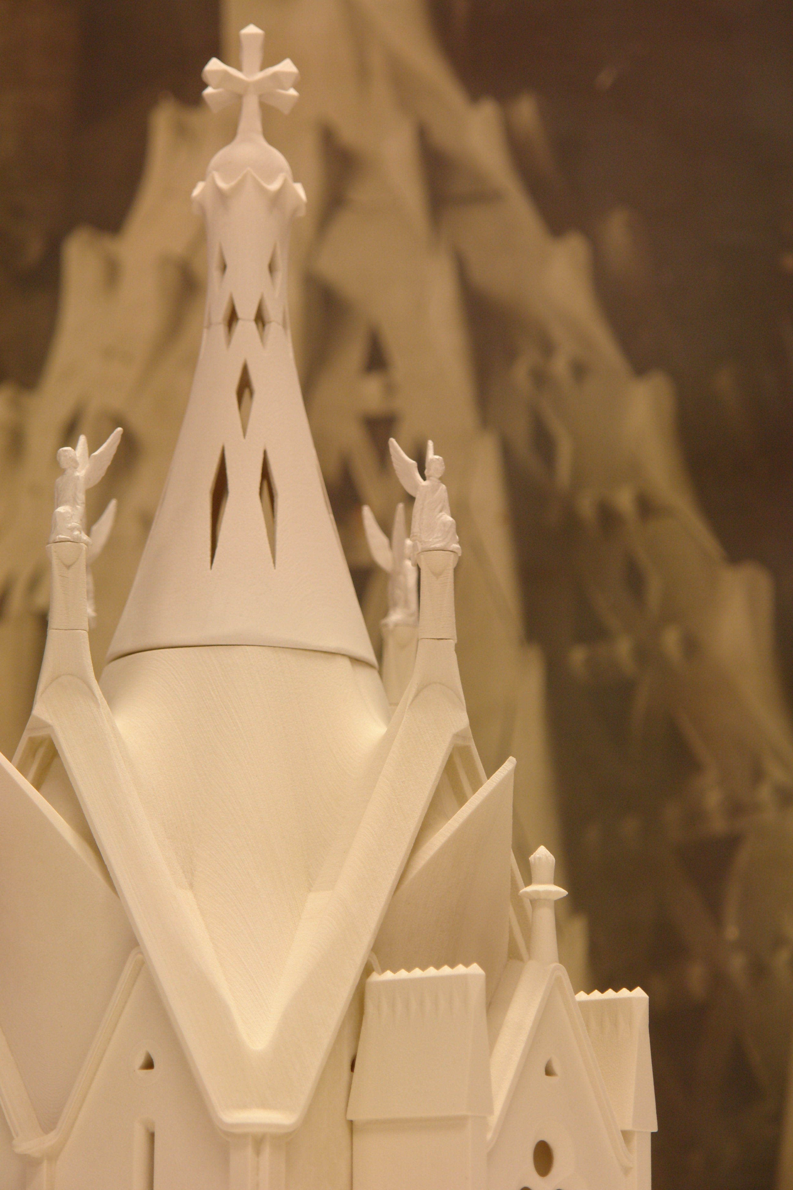 Detalle de maqueta, taller de modelismo