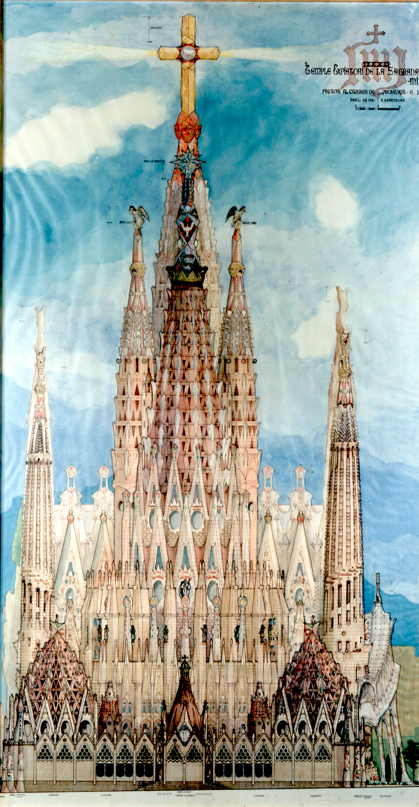 Estudio de la Sagrada Familia, Barcelona