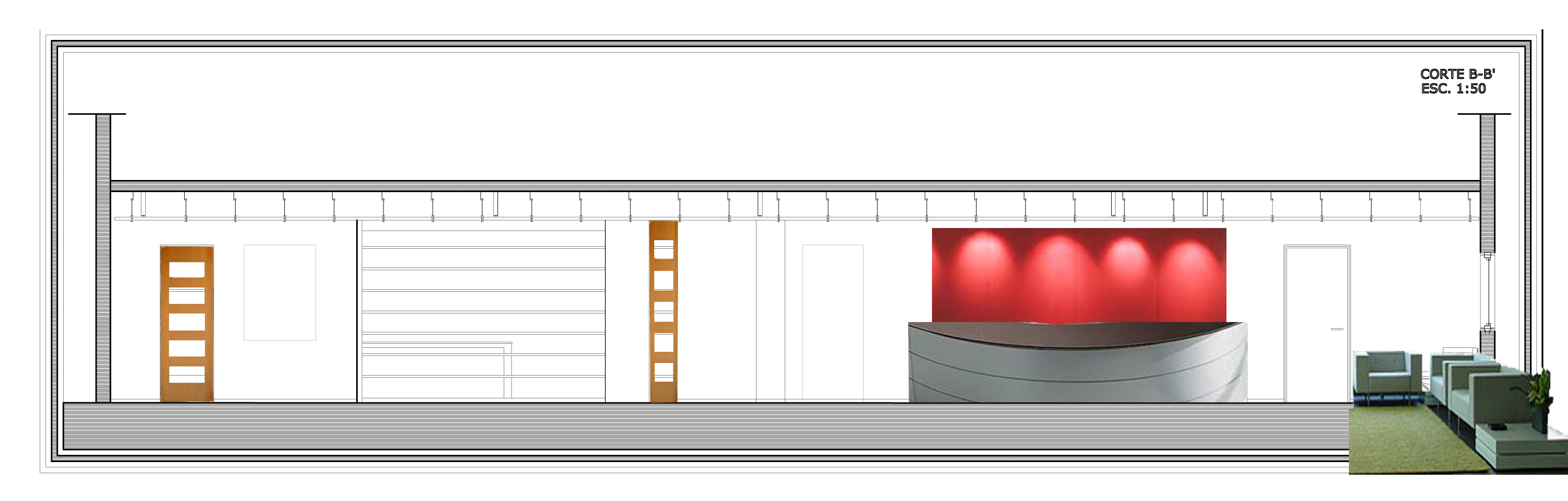 Planimetría, oficina de Madrid